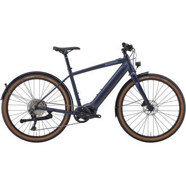 KONA DEW-E DL DIAMANT Electric City Bike Blue 2023 0
